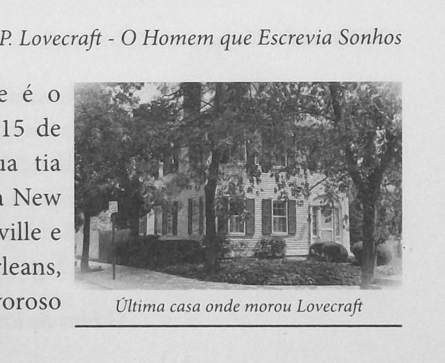 O Mundo Fantástico de H. P. Lovecraft Biography Page xxxv with Will Hart Photo Detail